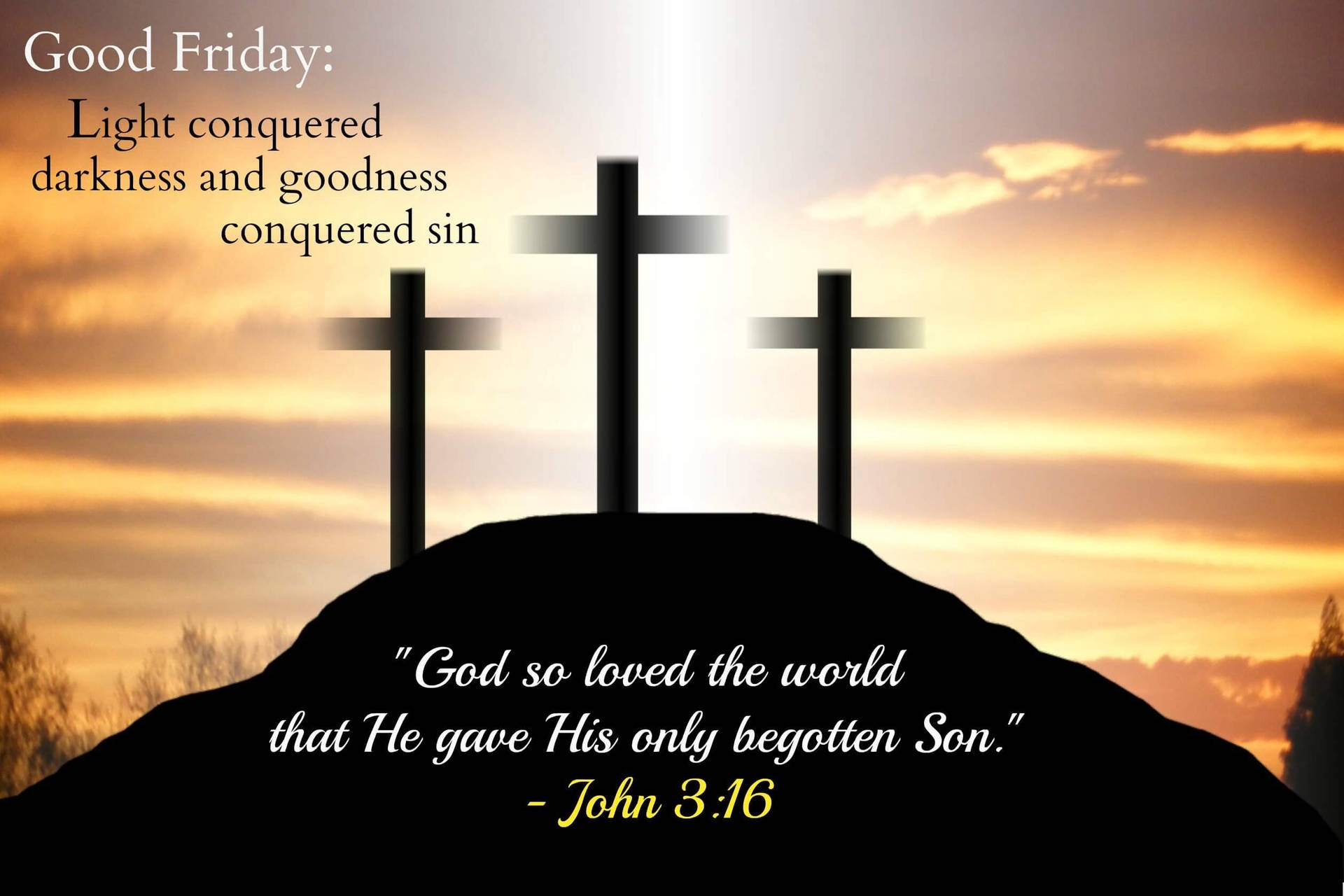 Download Good Friday Bible Verse Wallpaper Wallpapers
