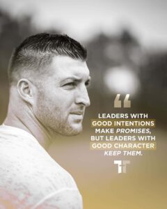 Download Tim Tebow Showing Tenacity And Perseverance Wallpaper Wallpapers