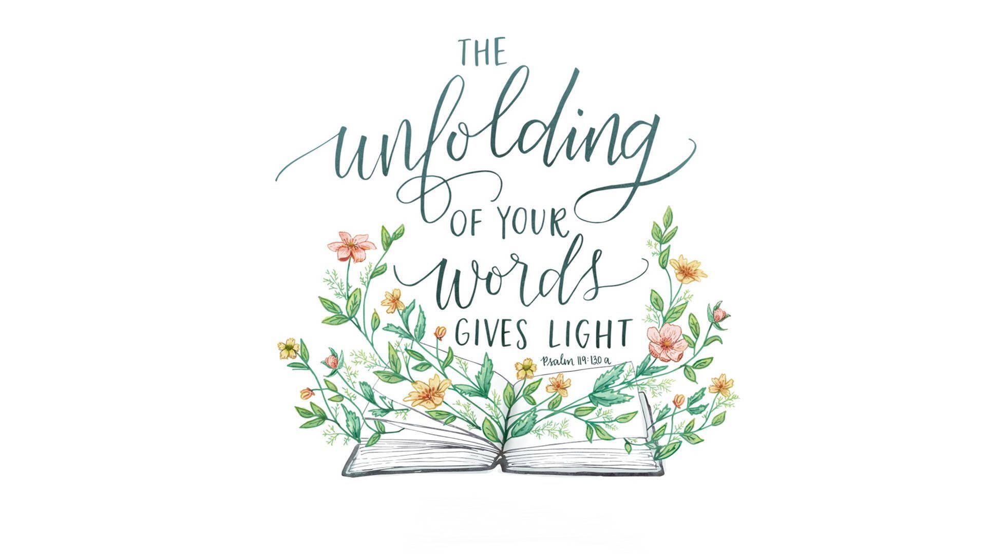 Download Word Gives Light Bible Quote Wallpaper Wallpapers