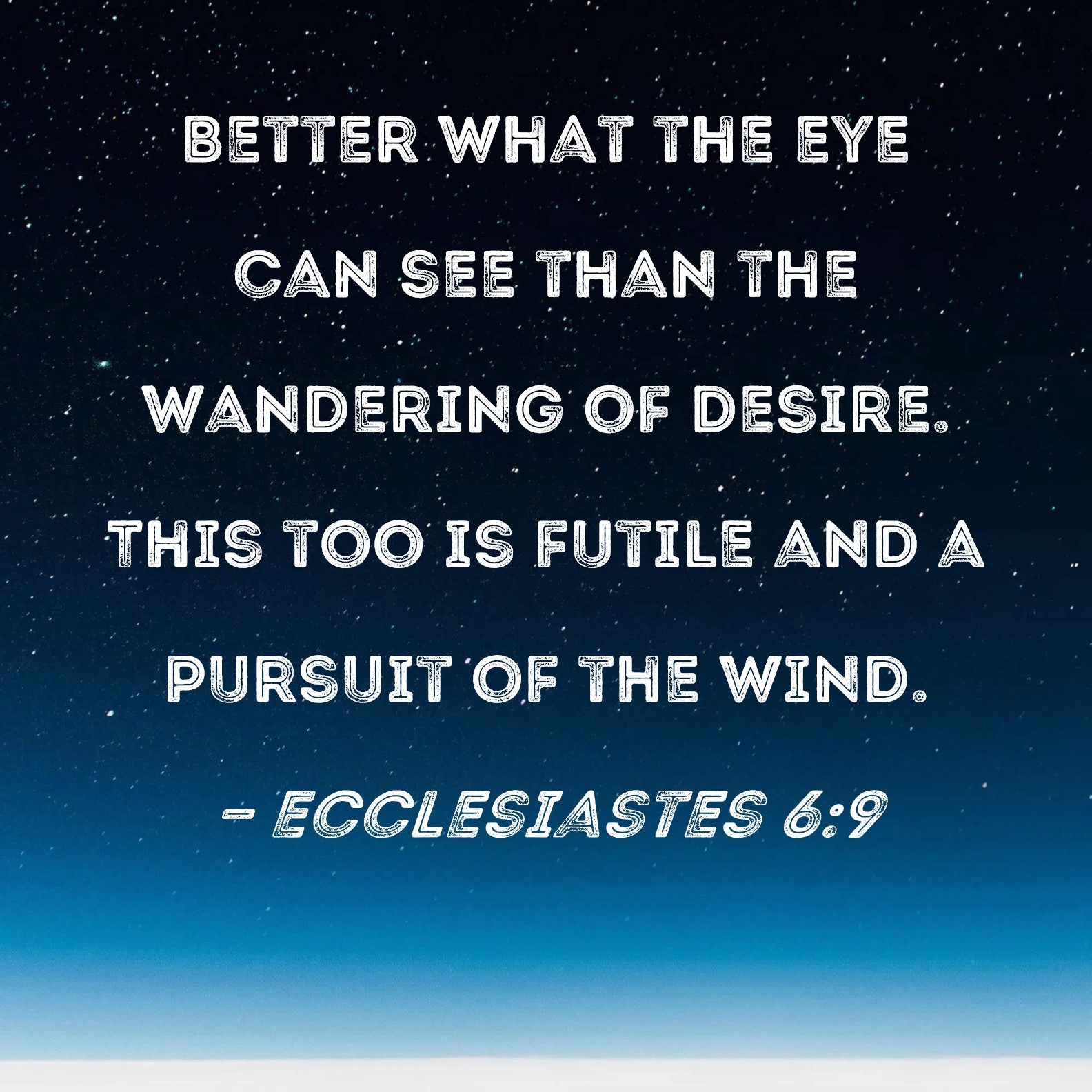Bible Vanity Quotes