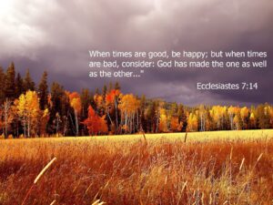 Ecclesiastes 7 14 International Full Gospel Church