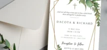 Editable Christian Wedding Invitation Template Bible Verse Greenery digital Download Etsy Israel