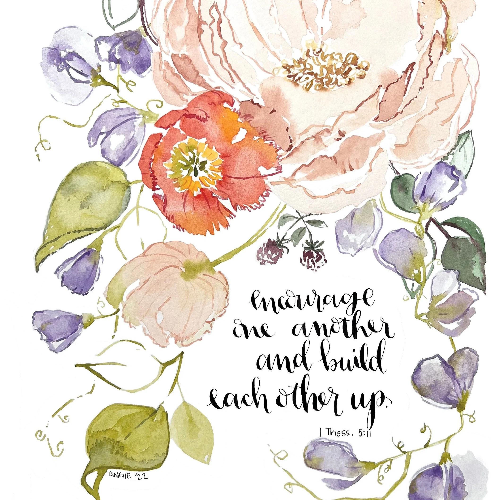 Bible Quotes Encourage One Another