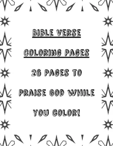 ESV Bible Verse Coloring Pages 26 Pages To Color Nuggets Of Wisdom