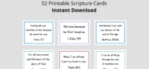 ESV Scripture Cards For Kids 52 Bible Verses digital Download Etsy