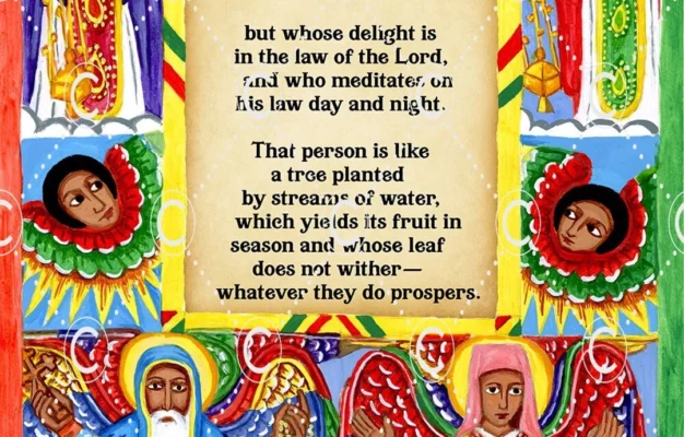 Ethiopian Saints Art Print Psalm 1 Ancient Christian Decor Etsy