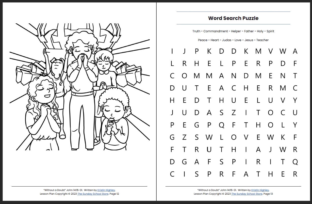 Printable Bible Lessons For Preschoolers