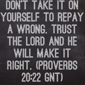 Evil Revenge Bible Quotes QuotesGram