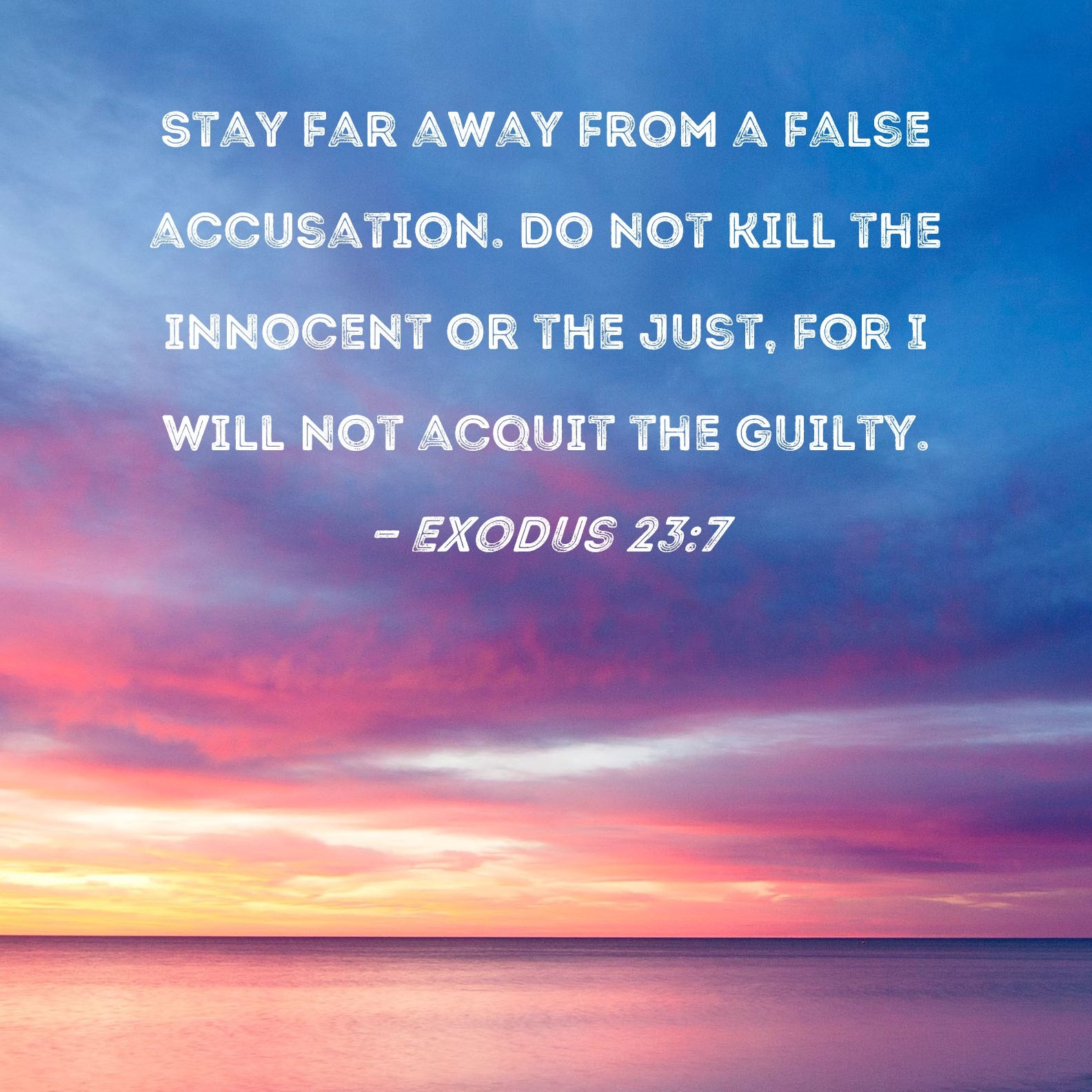Bible Quotes On Killing