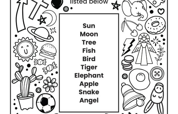 Eye Spy Creation Worksheet Children s Ministry Deals