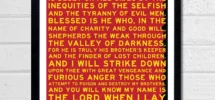 Ezekiel 25 17 Art Print Pulp Fiction Movie Quote Jules Winnfield Tarantino Etsy