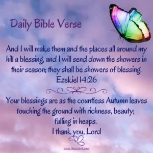 Ezekiel 34 26 Showers Of Blessing A Promise Of Abundance