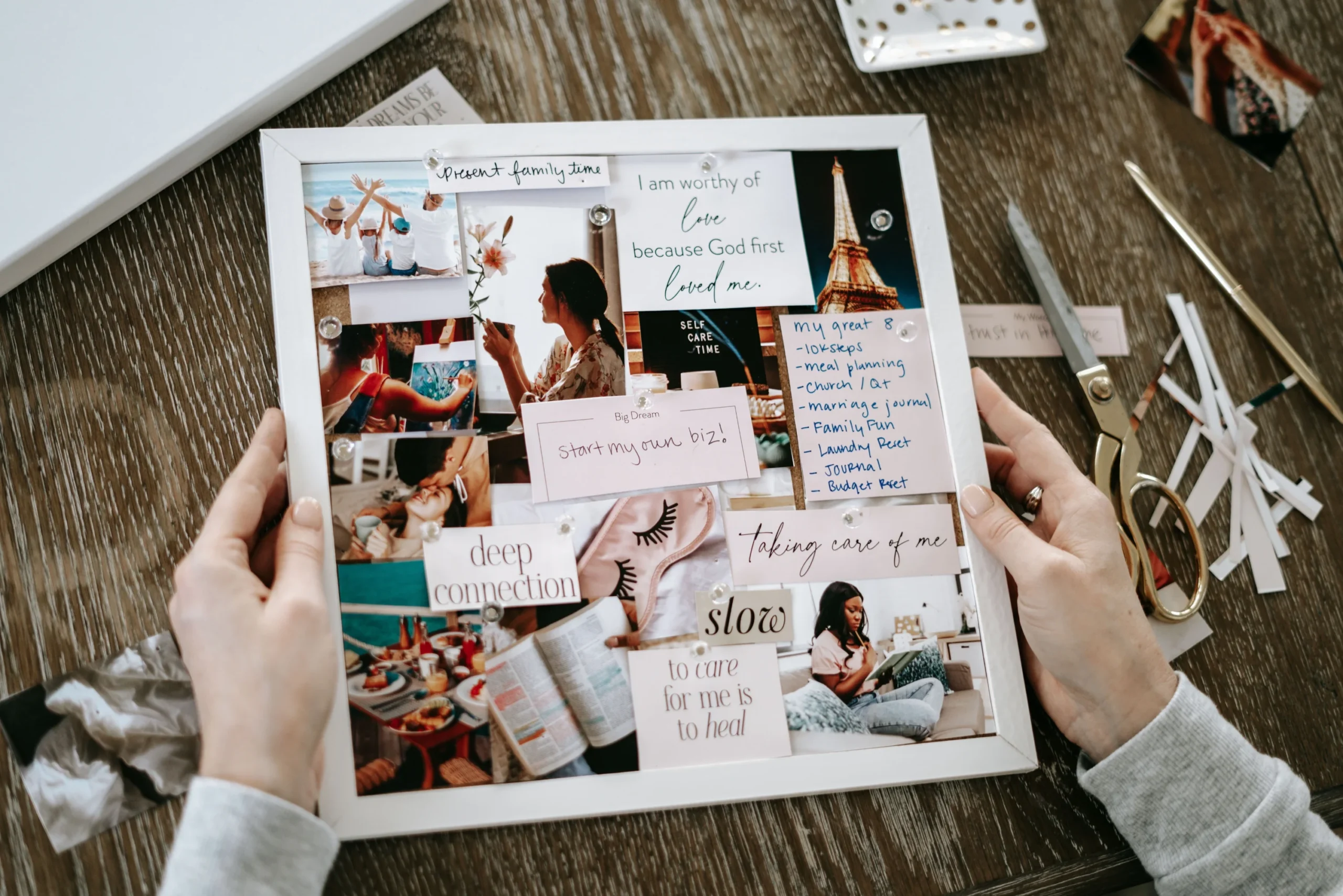 Faith Filled Vision Board Kit Christian Vision Boards Horacio Printing