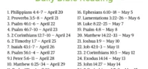 Faith Over Fear 30 Day Bible Reading Plan Printable