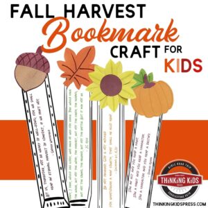 Fall Harvest Bookmark Craft For Kids Thinking Kids