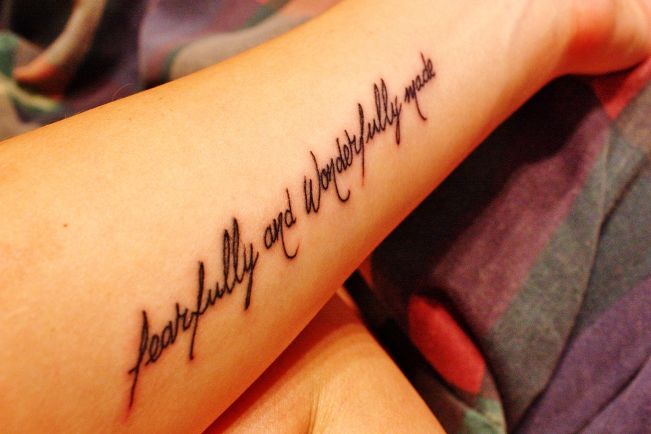 Bible Quotes About Strength Tattoos