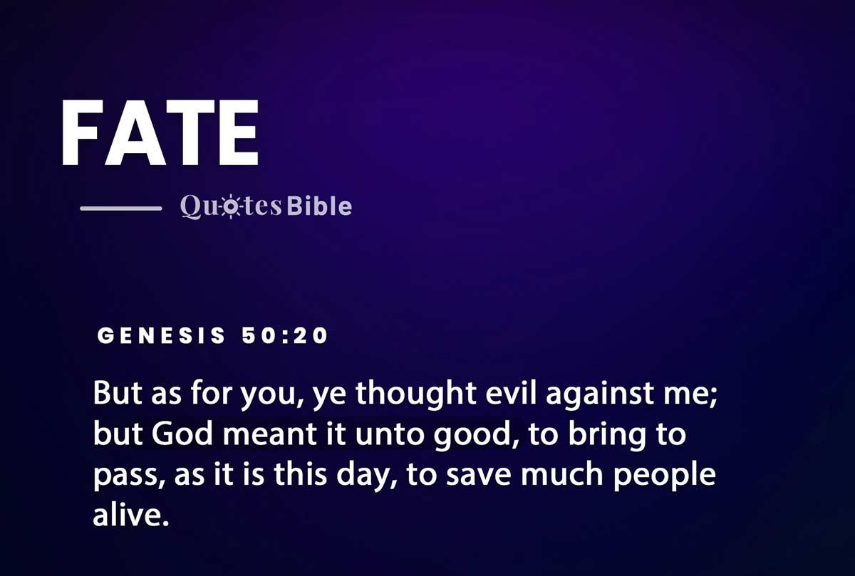 Fate Verses From The Bible Mastering Your Destiny Empowering Insights From Biblical Verses On Fate