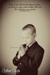 First Communion With Bible Verse