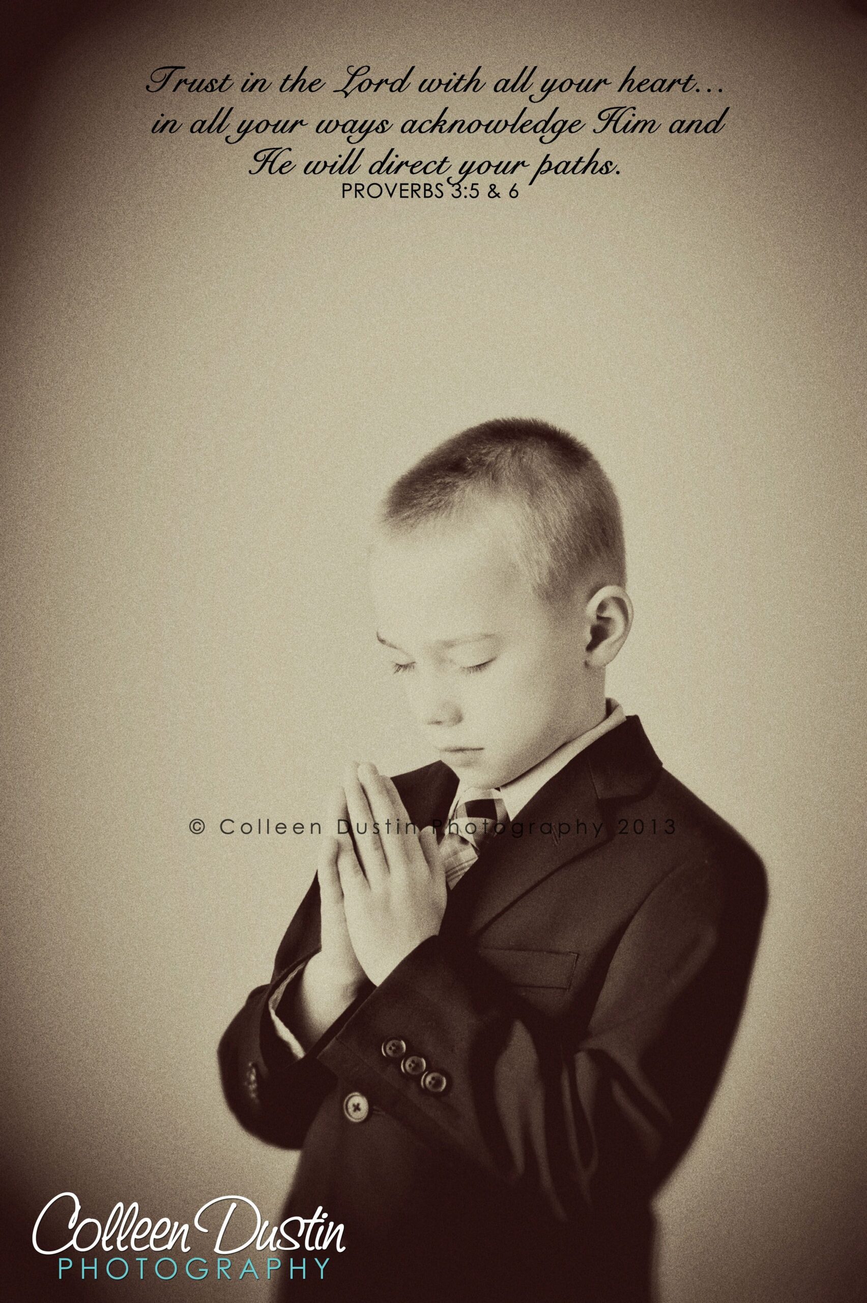 First Communion With Bible Verse