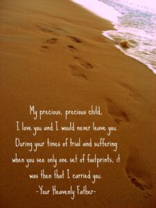 Footprints In The Sand Poem This Is Such A Precious Poem