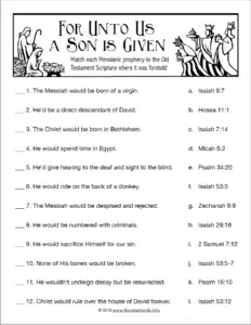 For Unto Us A Child Is Born Christmas Quiz Flanders Family Home Life