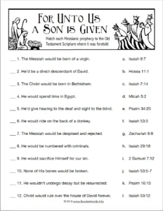 For Unto Us A Child Is Born Christmas Quiz Flanders Family Home Life