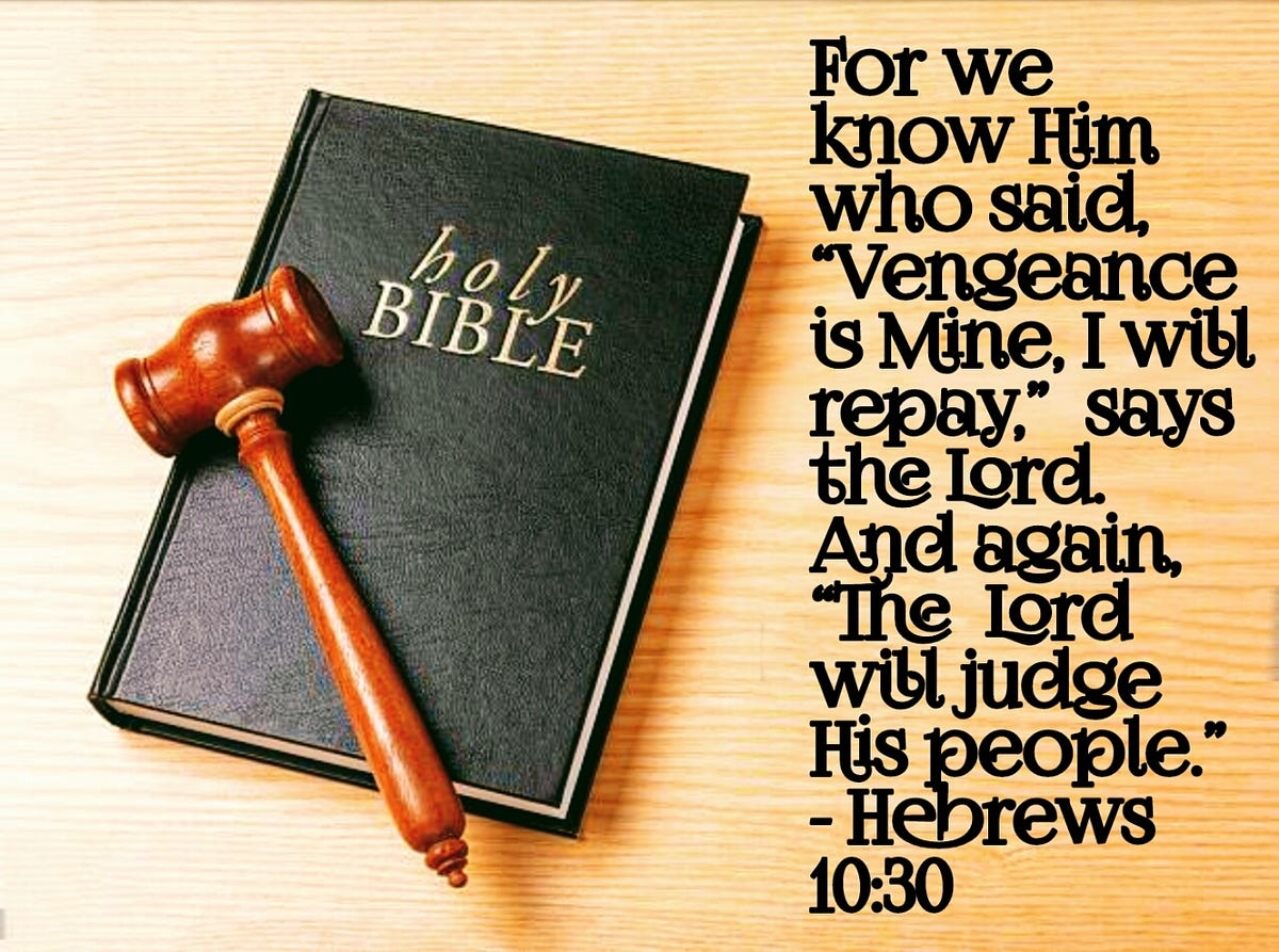 For We Know Him Who Said Vengeance Is Mine I Will Repay Says The Lord By Keith McGivern Medium