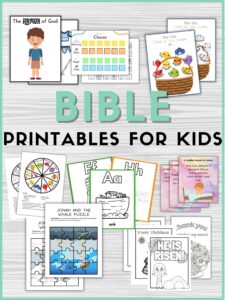 Free Bible Printables For Kids Healing Home