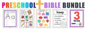 Free Bible Story Minibooks Christian Preschool Printables