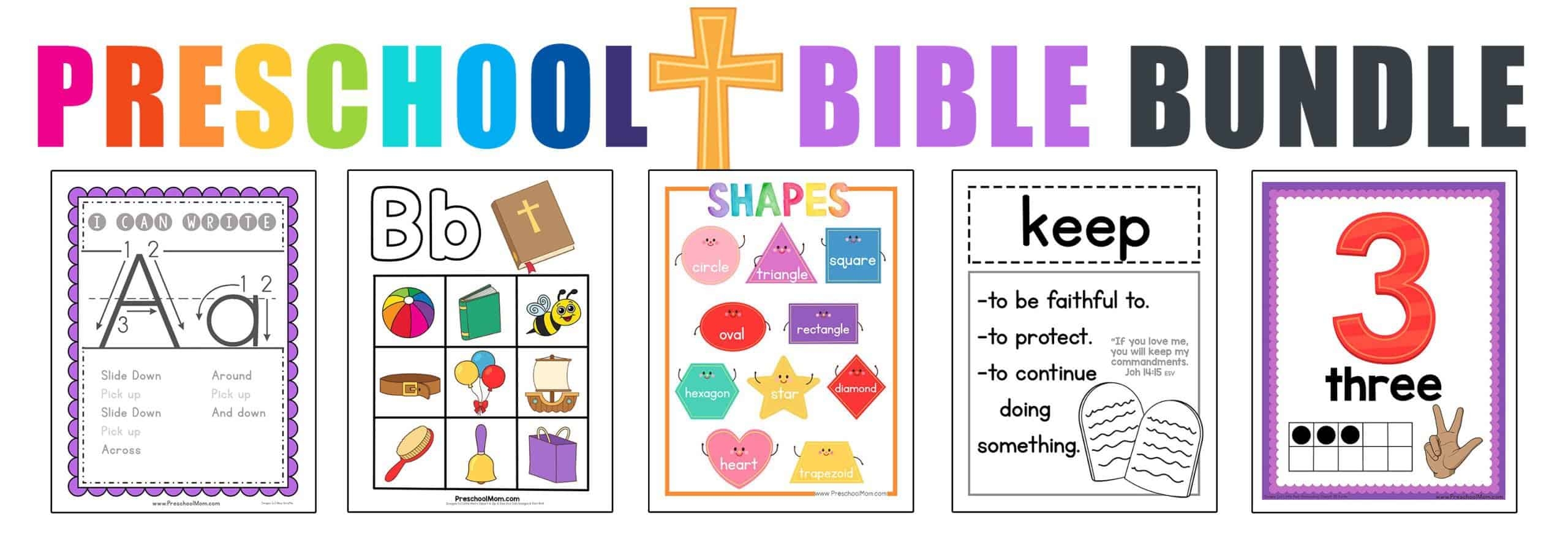 Free Bible Story Minibooks Christian Preschool Printables