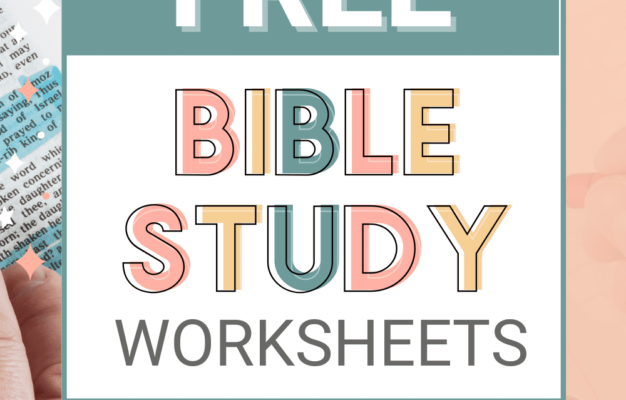 Free Bible Study Worksheets And Printables For Women