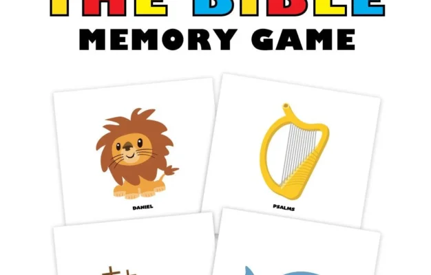 FREE Books Of The Bible Memory Game Children s Ministry Deals