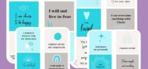 FREE Christian Affirmation Cards 24 Printable Cards Leap Of Faith Crafting