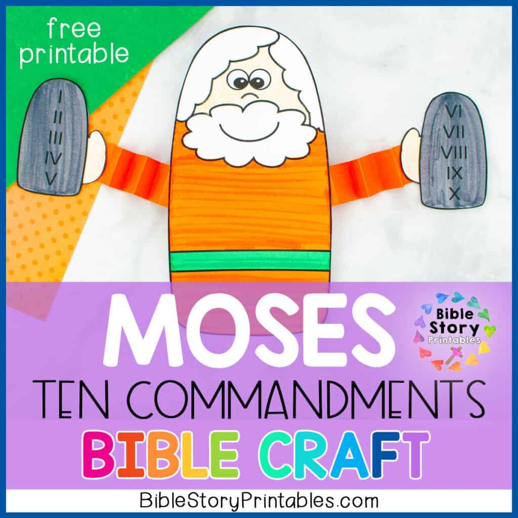 Free Moses Craft Archives Bible Story Printables