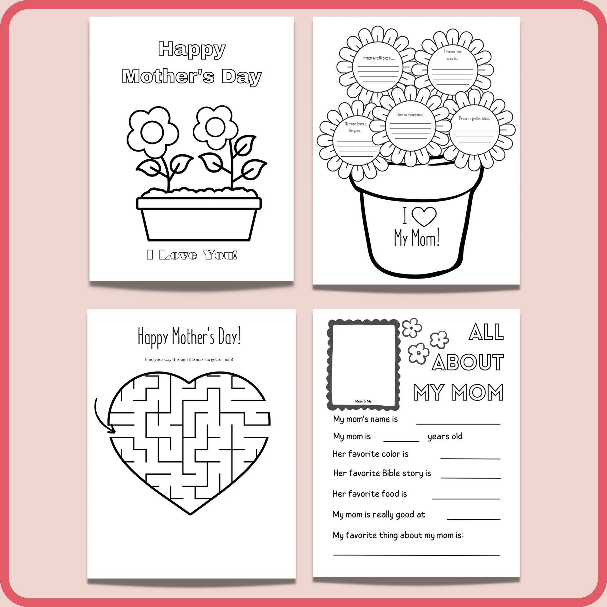 Free Mother s Day Sunday School Printables And Activities For Kids Big Truth Bible Lessons For Kids