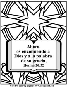 Free Printable Bible Coloring Pages In Spanish Espanol