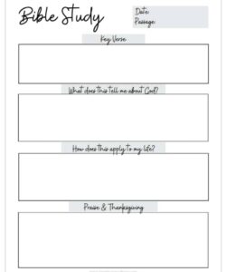Free Printable Bible Study Worksheets For Christian Women
