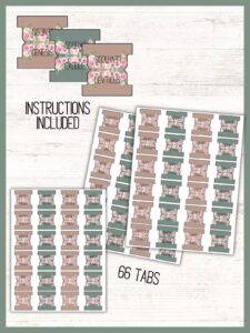 Free Printable Bible Tabs Healing Home