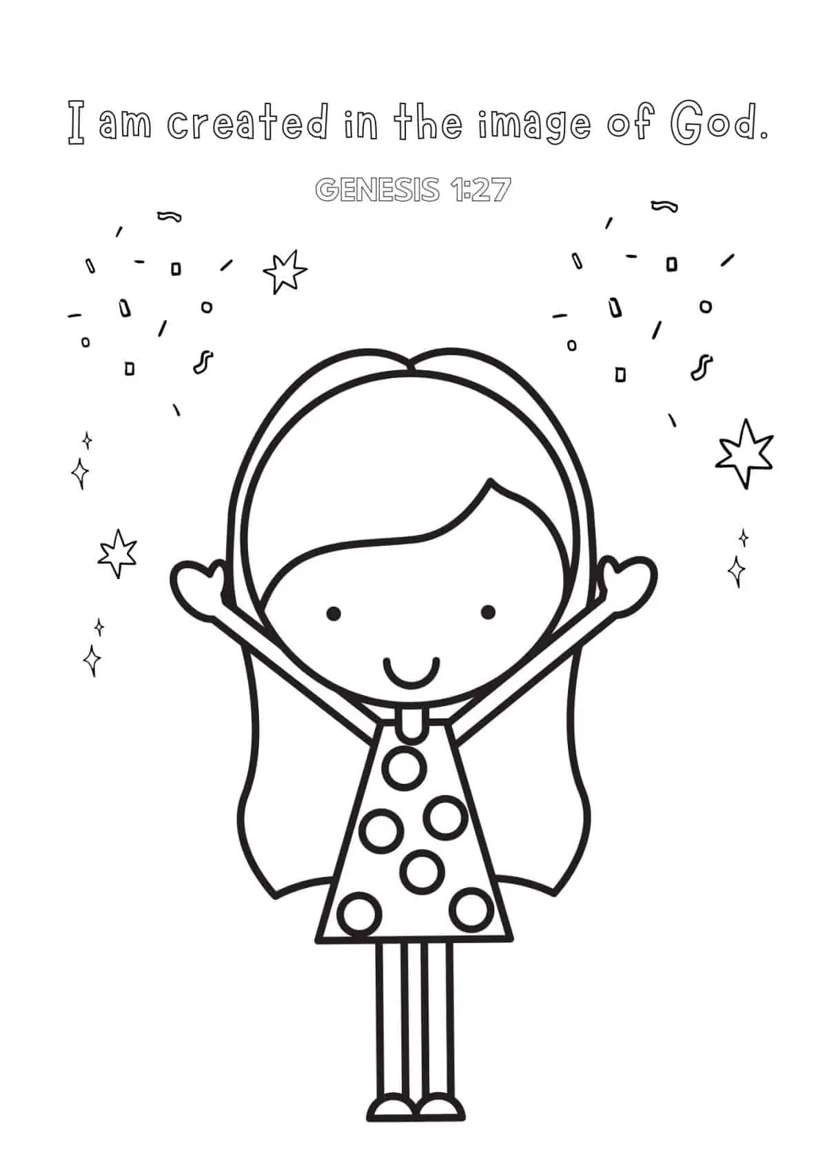 Free Printable Preschool Bible Coloring Pages