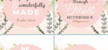 Free Printable Bible Verses For Encouragement The Girl Creative