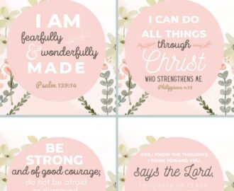 Free Printable Bible Verses For Encouragement The Girl Creative