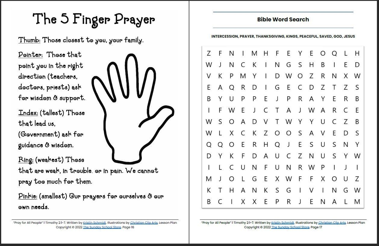 Bible Lessons For Youth Printable