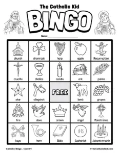 Free Printable Catholic Bingo Game Cards TheCatholicKid