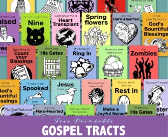 Free Printable Gospel Tracts For All Occasions Flanders Family Home Life