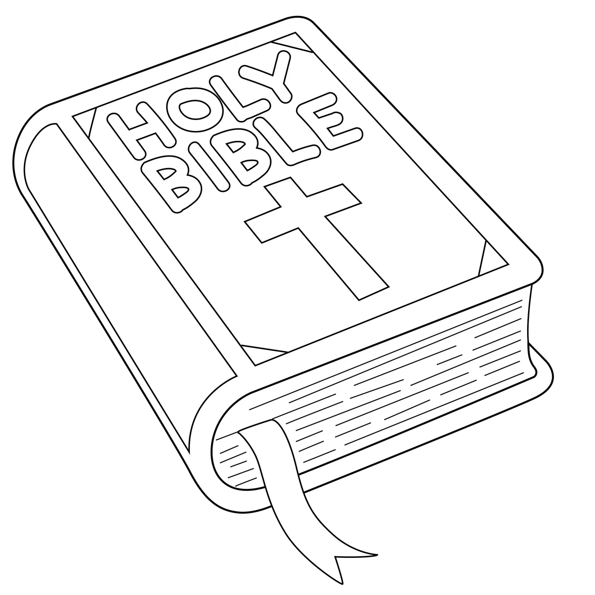 Free Printable Holy Bible Coloring Page For Kids