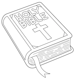 Free Printable Holy Bible Coloring Page For Kids