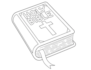 Free Printable Holy Bible Coloring Page For Kids