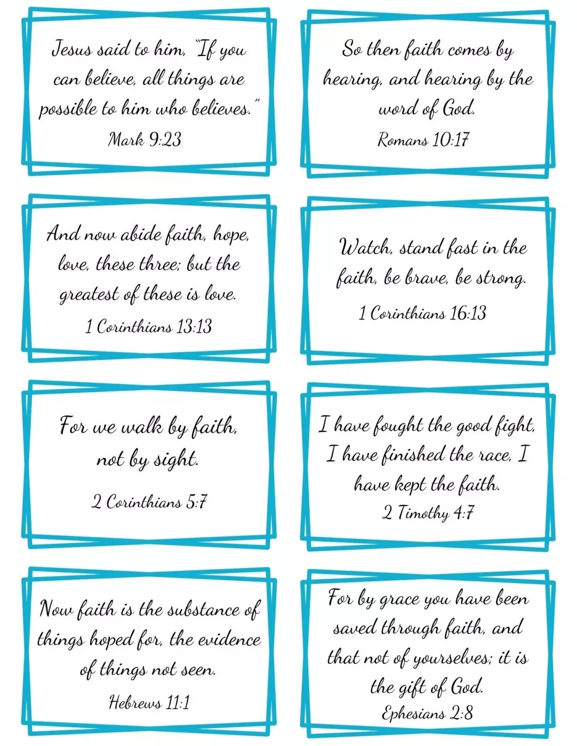 365 Bible Verses Free Printable