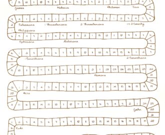 Free Printable New Testament Reading Chart For Kids Listening In The Litany