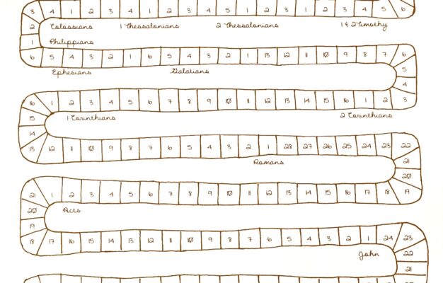 Free Printable New Testament Reading Chart For Kids Listening In The Litany